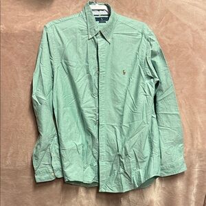 Ralph Lauren Sage Green Button-Down Shirt